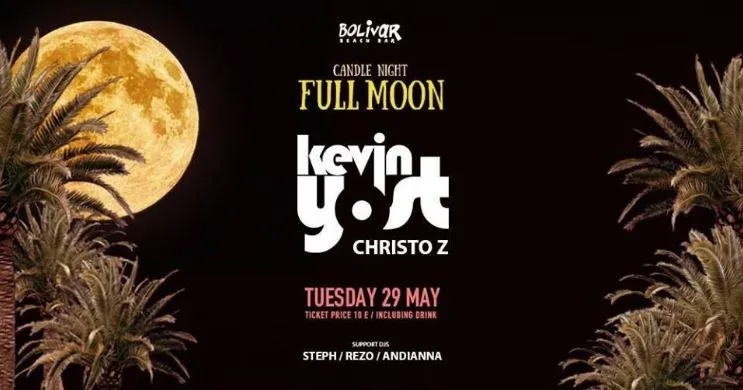 Kevin Yost - Candle Night | Full Moon @ Bolivar Beach Bar