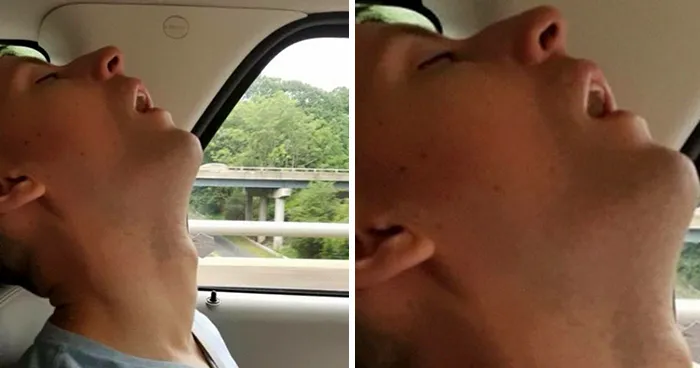 Τον πήρε ο ύπνος στο αυτοκίνητο και η κοπέλα του ζήτησε από το διαδίκτυο να αναλάβει δράση! (photos)