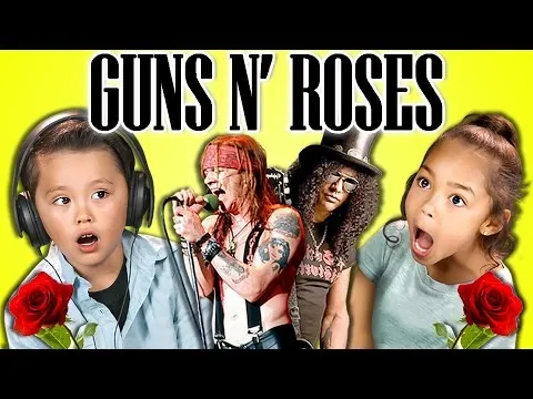 Οι αντιδράσεις αυτών των παιδιών στη μουσική των Guns n' Roses είναι ΟΛΑ ΤΑ ΛΕΦΤΑ!