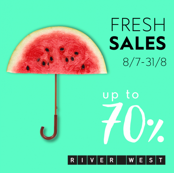 Fresh Sales στο River West - 8 εβδομάδες εκπτώσεων που φτάνουν έως και -70%