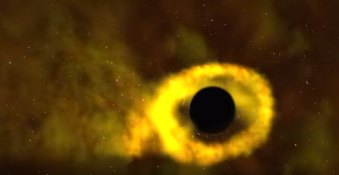 Πώς θα ήταν αν έπεφτες μέσα σε... μία μαύρη τρύπα; (vid)