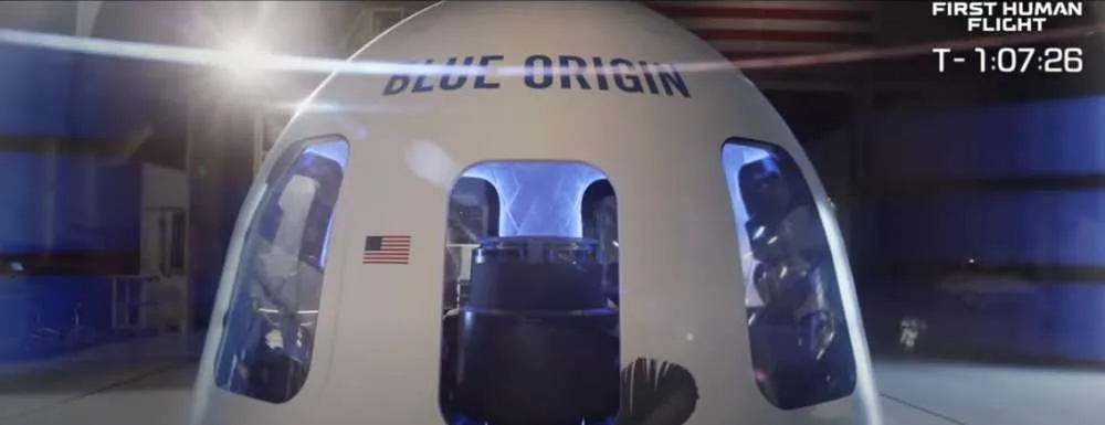 Ο Τζεφ Μπέζος ταξιδεύει στο Διάστημα - Δείτε live την εκτόξευση του New Shepard