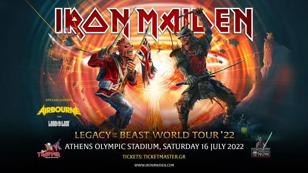 Οι Iron Maiden έρχονται στην Ελλάδα για να παρουσιάσουν το μεγαλύτερο show στην ιστορία τους