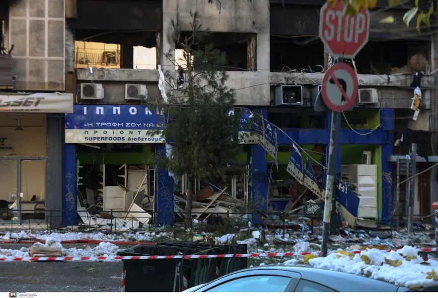 Λεωφόρος Συγγρού: Η στιγμή της έκρηξης στο κτίριο (ΒΙΝΤΕΟ)