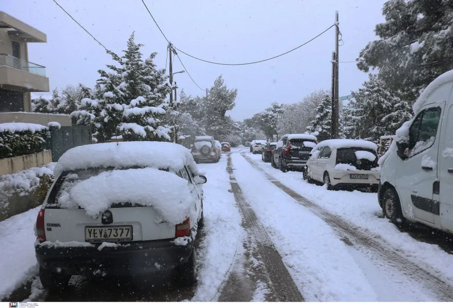 Κακοκαιρία Φίλιππος: Κυκλοφοριακές ρυθμίσεις στην Αττική λόγω της χιονόπτωσης