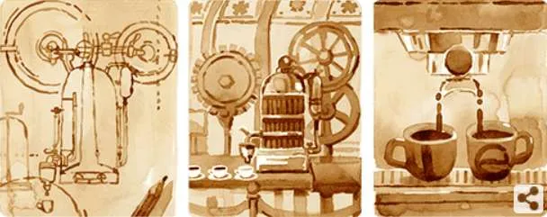Angelo Moriondo: Τον εφευρέτη της παλαιότερης μηχανής espresso τιμάει η Google με ένα doodle