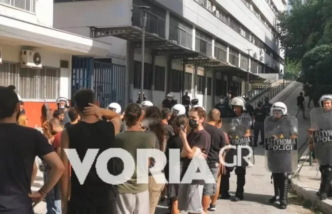 Θεσσαλονίκη: Νέα ένταση στο ΑΠΘ με την Πανεπιστημιακή Αστυνομία - Διαμαρτυρία από φοιτητές