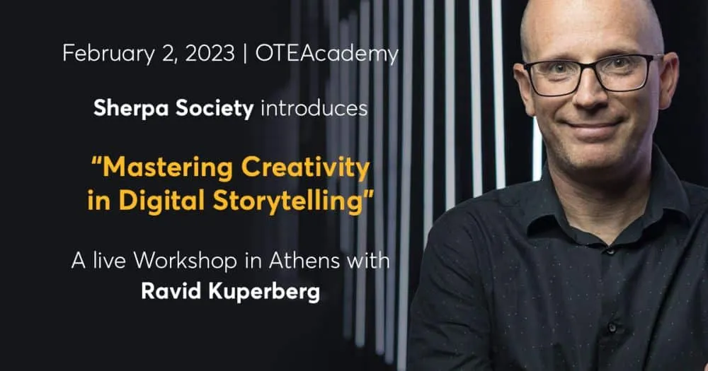 Workshop για «Creativity In Digital Storytelling» από την Sherpa Society