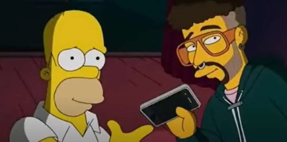 Simpsons: Όταν είχαν «προβλέψει» το αμφιλεγόμενο περιστατικό με τον Bad Bunny και τη θαυμάστριά του