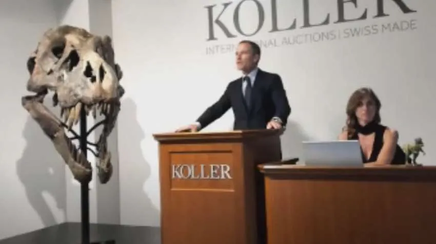 Ελβετία: Σκελετός T-rex μήκους 11,5 μέτρων πωλήθηκε για 6,2 εκατ. δολάρια
