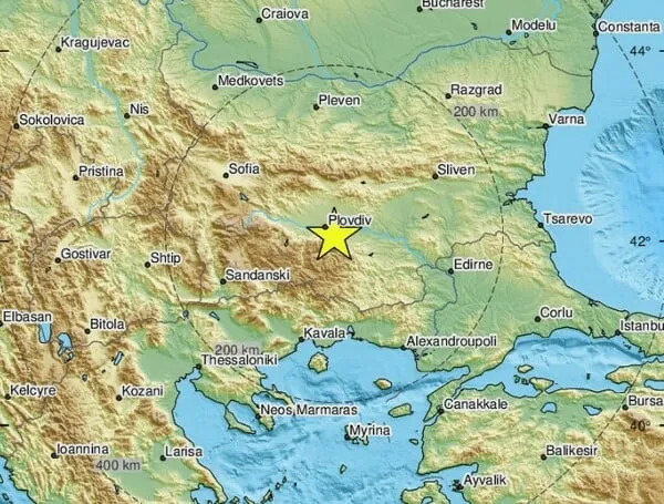 Ισχυρός σεισμός στη Βουλγαρία - Ιδιαίτερα αισθητός στη βόρεια Ελλάδα