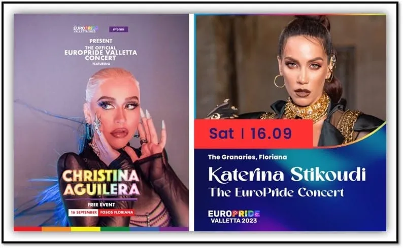 Κατερίνα Στικούδη: Θα ανοίξει τη συναυλία της Christina Aguilera στο φετινό Europride