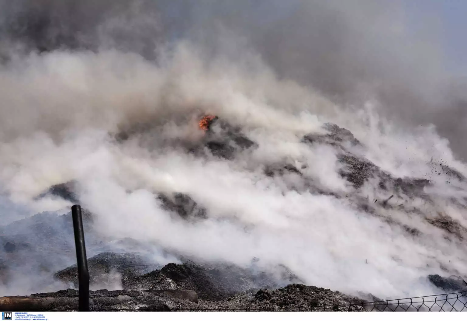 Φωτιά στη Χίο: Βελτιωμένη εικόνα στη βορειοδυτική πλευρά του νησιού