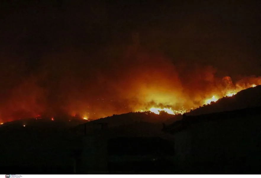 Copernicus: Η πυρκαγιά στην Ελλάδα κατέκαψε έκταση μεγαλύτερη από την πόλη της Νέας Υόρκης