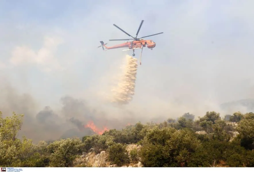 Φωτιές: 209 πυρκαγιές σε τρεις ημέρες - Εκκενώσεις οικισμών στο Μενίδι & μάχη με τις φλόγες σε Έβρο και Ροδόπη