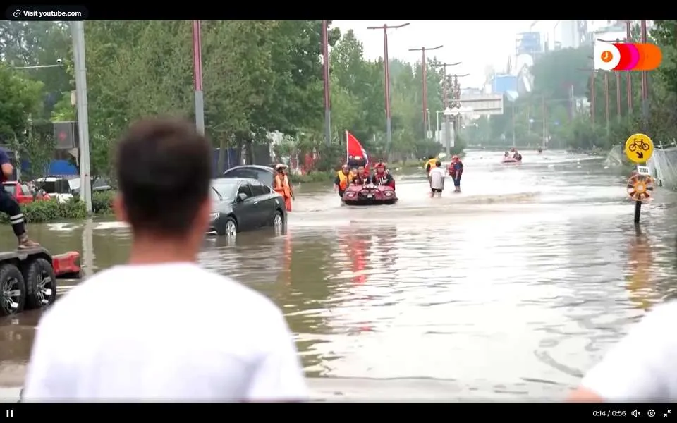 Κίνα: Οι βροχοπτώσεις στο Πεκίνο είναι οι σφοδρότερες εδώ και 140 χρόνια