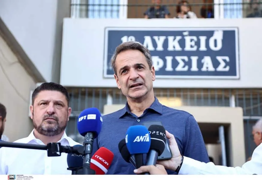 Αυτοδιοικητικές εκλογές 2023: Ψήφισε ο Κυριάκος Μητσοτάκης - «Σήμερα είναι η μεγάλη γιορτή της αυτοδιοίκησης»