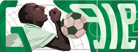 Rashidi Yekini: Η Google τιμάει με ένα doodle τον διεθνή ποδοσφαιριστή από τη Νιγηρία