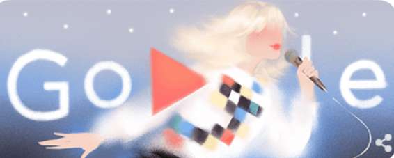 France Gall : Google rend hommage aux meilleurs chanteurs yé-yé avec le doodle du jour