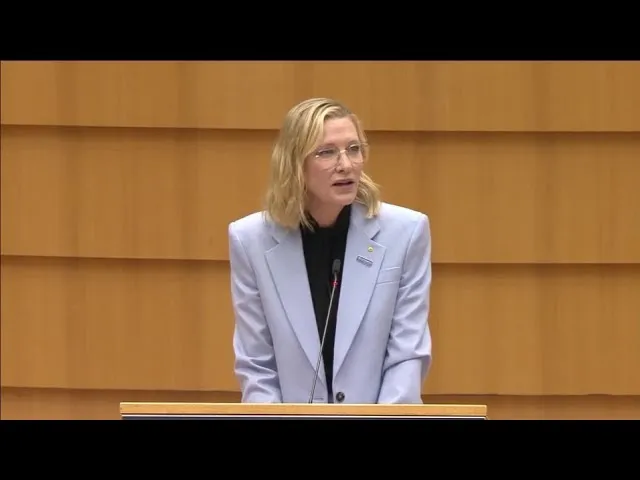 Κέιτ Μπλάνσετ: Η ομιλία της στο Ευρωπαϊκό Κοινοβούλιο