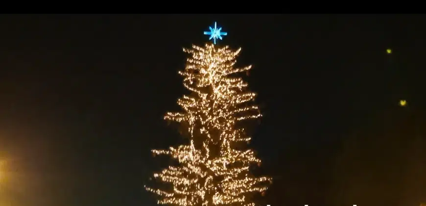 Αυτό είναι το ψηλότερο Χριστουγεννιάτικο δέντρο στην Ελλάδα