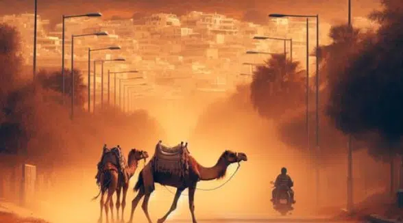 ΕΛ.ΑΣ: Η ανάρτηση με τις καμήλες στο κέντρο της Αθήνας για την αφρικανική σκόνη